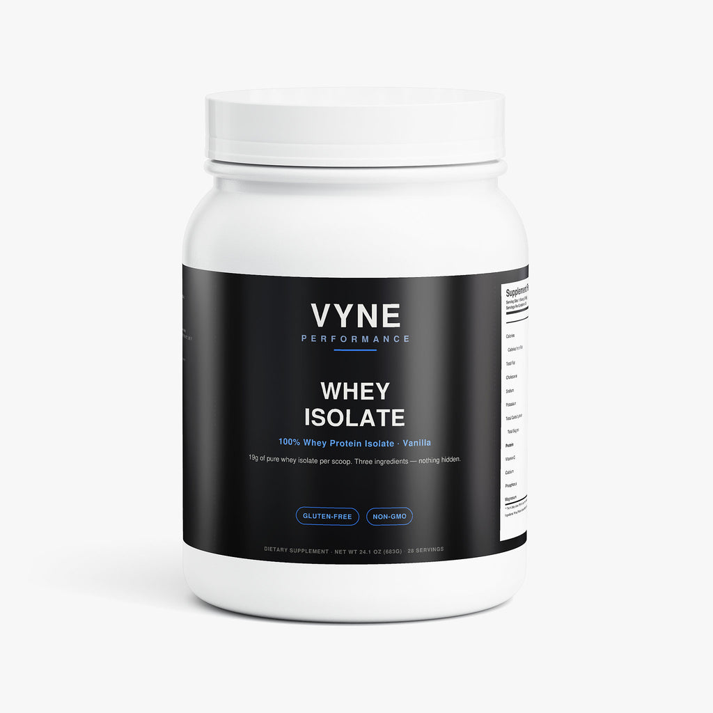 Whey Protein Isolate — 19g Protein, Just 3 Ingredients