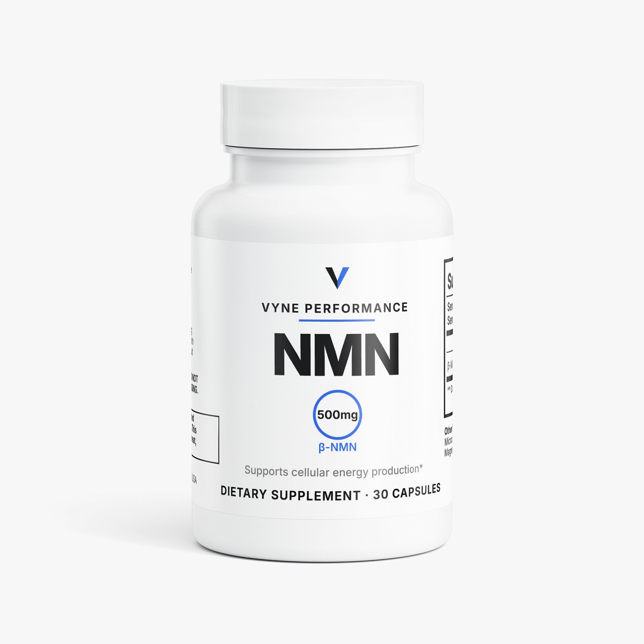 Vyne Performance NMN 500mg cellular energy supplement, 30 capsules